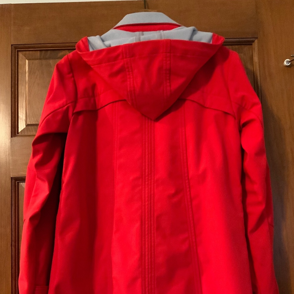 Athleta Womens Hooded Jacket, Sz - XS, Coral - Picture 3 of 5